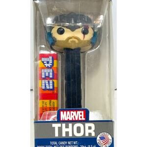 MARVEL “ THOR “ POP PEZ NEW in BOX NEVER Opened CANDY & DISPENSER COLLECTABLE